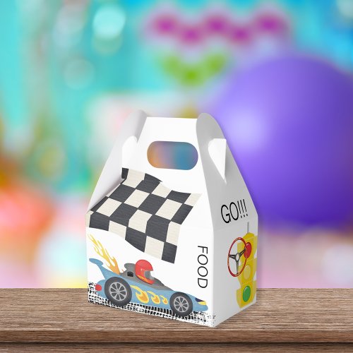 Race Car Food or Prizes to Go Favor Boxes