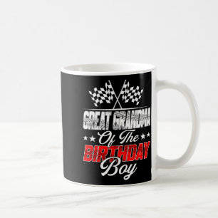 Race Car Great Grandma Of The Birthday Boy Racing Coffee Mug