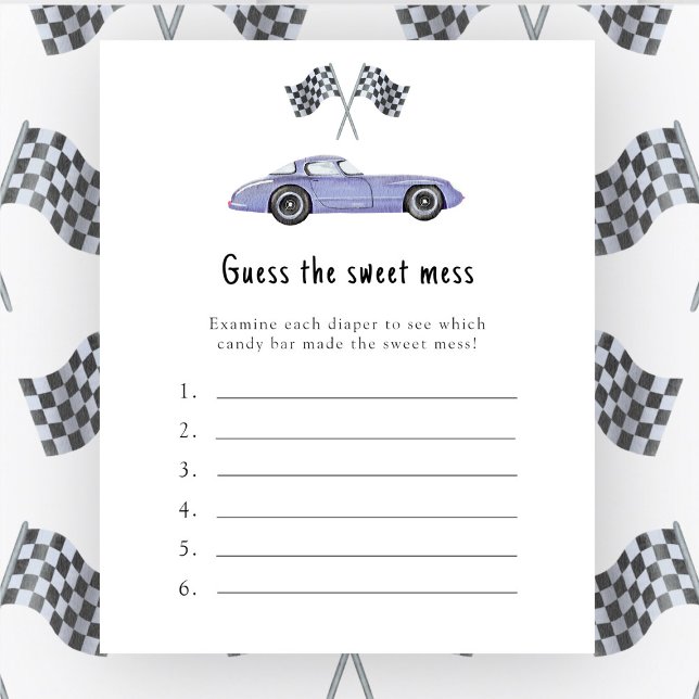 Race car - Guess the Sweet Mess game (Creator Uploaded)