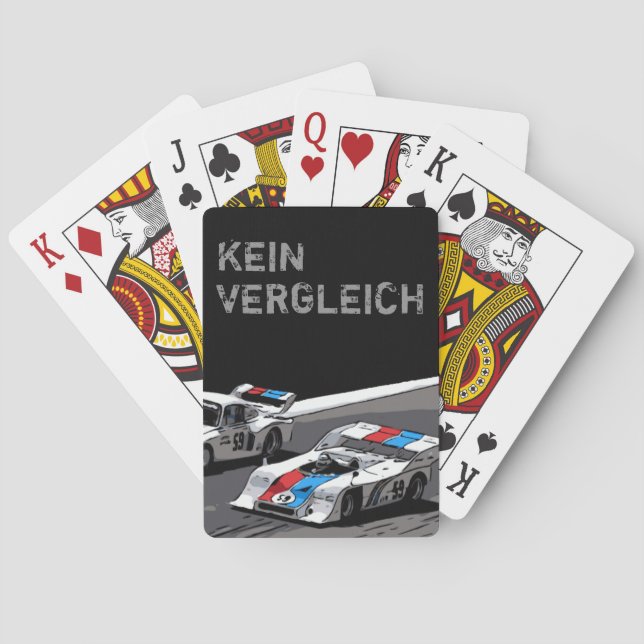 RACE CAR - KEIN VERGLEICH POKER CARDS (Back)