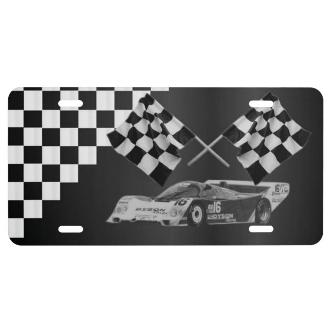 Race Car License Plate (Front)