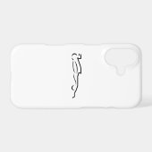 Race Car Line Drawing Silhouette Samsung Galaxy Case (Back Horizontal)