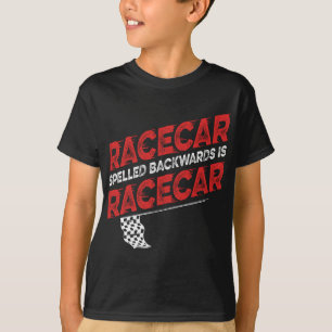 Race Car Lovers Car Racing Apparel Racecar Spelled T-Shirt