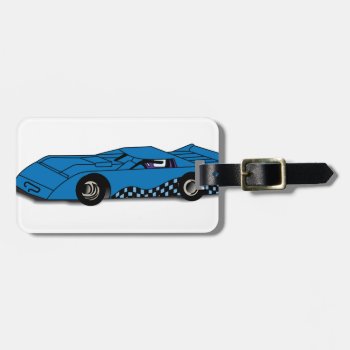 Race Car Luggage Tag by Grandslam_Designs at Zazzle