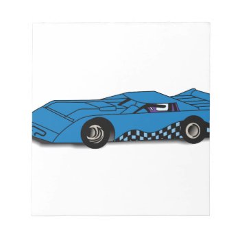 Race Car Notepad by Grandslam_Designs at Zazzle