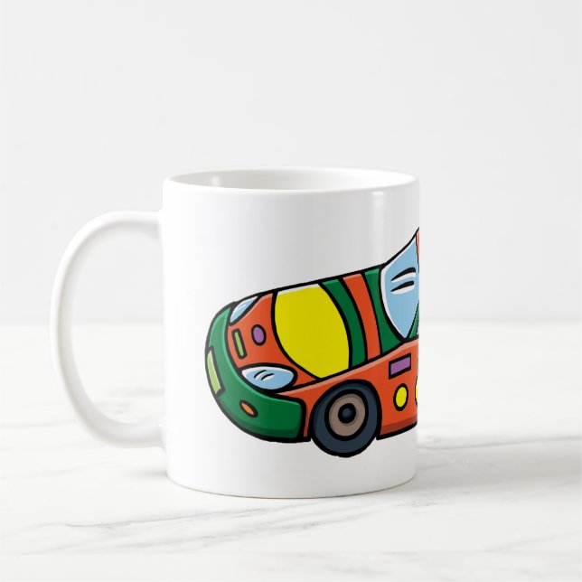 Race Car Number 88 Coffee Mug (Left)