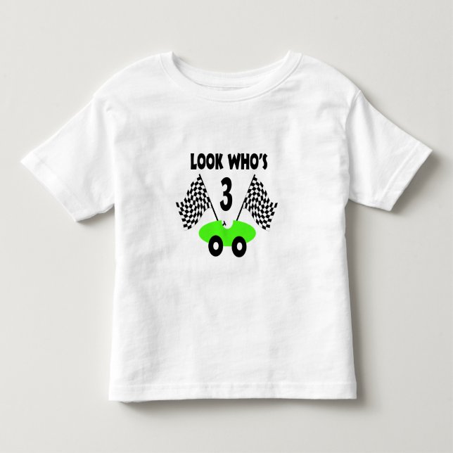 Race Car/ Personalizable Toddler T-shirt (Front)
