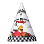 Race Car Racing Birthday Party Party Hat