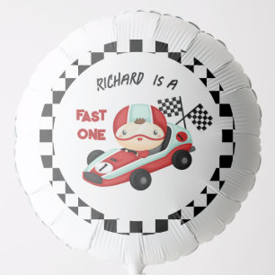 Race Car Racing Kid's Birthday Theme Balloon