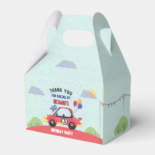 Race Car Racing Kid's Birthday Theme Favor Boxes