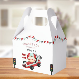 Race Car Racing Kid's Birthday Theme Favor Boxes