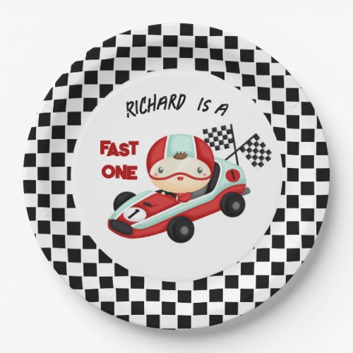 Race Car Racing Kids Birthday Theme Paper Plates