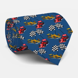 Race Car Racing Tie
