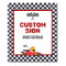 Race Car Racing Two Fast Boy Birthday Custom