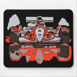 RACE CAR - RAIN MASTER MOUSE PAD