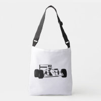 Race Car Silhouette black and white