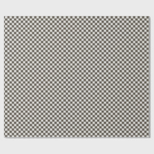 Race Car Themed Checker Flag Wrapping Paper