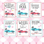 Race car Valentine's Day Kids Classroom cards<br><div class="desc">Race Car Valentine’s Day cards feature a racing car themes with watercolor sports car. These are great for school classroom Valentine’s Day exchanges. These Valentine’s Day cards are printed and shipped by Zazzle on an 8.5x11 inch paper. Once you receive it, simply cut the cards out and write your childs...</div>