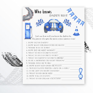 Race car - Who knows daddy best game