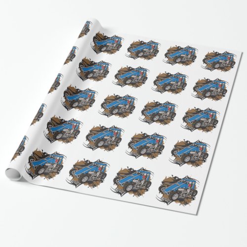 Race Car Wrapping Paper