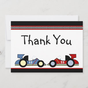 Race Cars Baby Shower/BirthdayInvitations Invitation