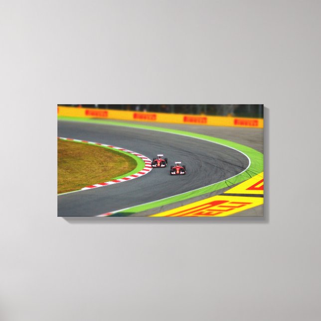 Race Cars Canvas Print (Front)