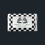 Race Cars Checker Flag Wedding Hershey's Miniatures<br><div class="desc">Beautiful race care design with names and date. This is part of the Race Car wedding suite. It is easy to coordinate everything for your wedding once you choose the right theme and color scheme. Pick a unique wedding theme design to make your special day perfect. Fancy House has a...</div>