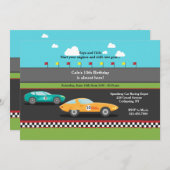 Race Cars Invitation (Front/Back)