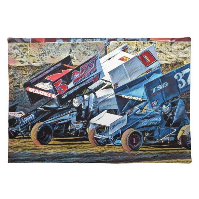 Race Cars Placemat (Front)
