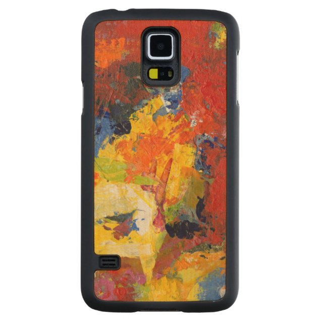Race Day Carved Maple Galaxy S5 Slim Case (Back)