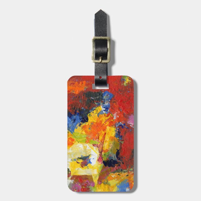 Race Day Luggage Tag (Front Vertical)
