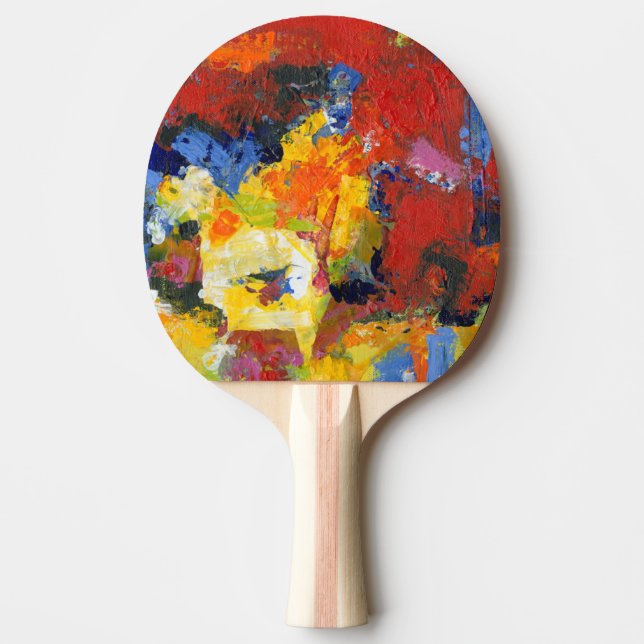 Race Day Ping-Pong Paddle (Front)