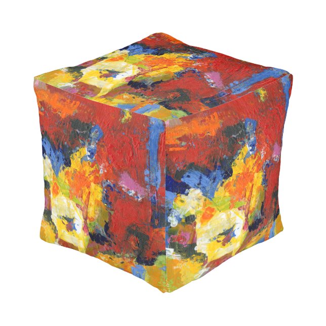 Race Day Pouf (Angled Front)