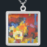 Race Day Silver Plated Necklace<br><div class="desc">Home Décor</div>