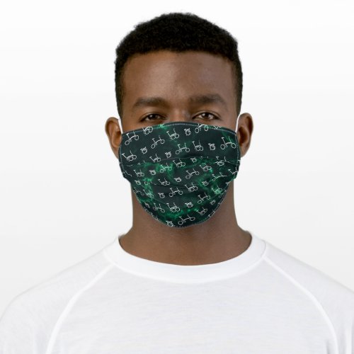 Race Green Face Mask