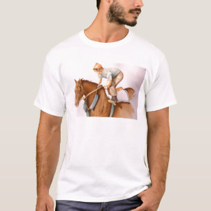 Race Horse and Jockey T-Shirt