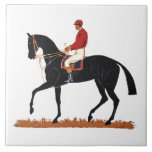 Race Horse Derby Jockey Vintage Style Ceramic Tile<br><div class="desc">Race Horse Derby Jockey Vintage Style ceramic tile</div>