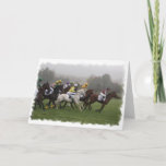 Race Horse Field Greeting Card