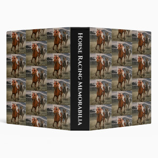 Race Horse is the Winning Thoroughbred 3 Ring Binder