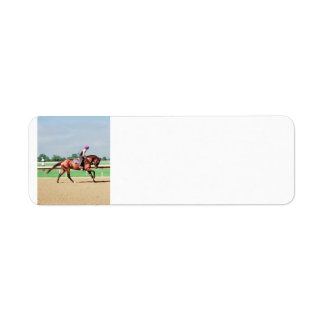 Race horse label
