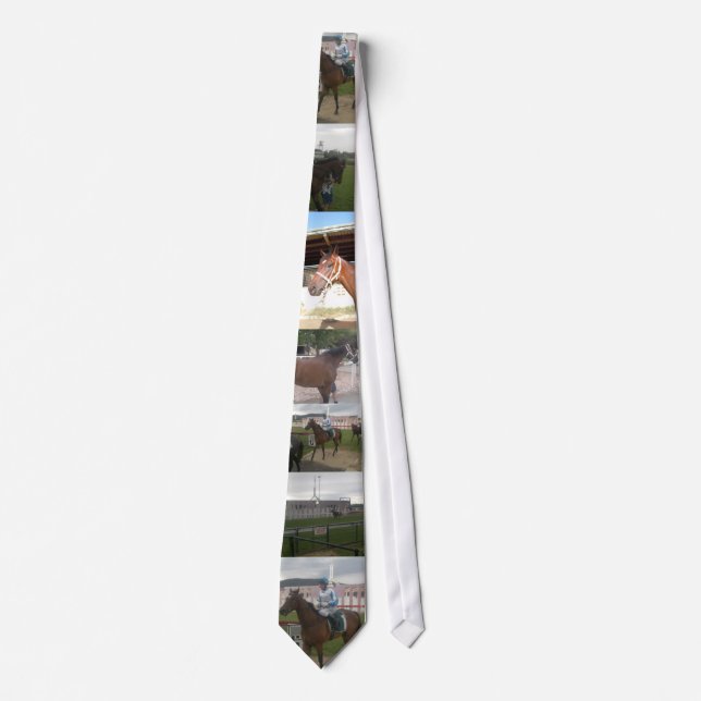 race horse neck tie (Front)