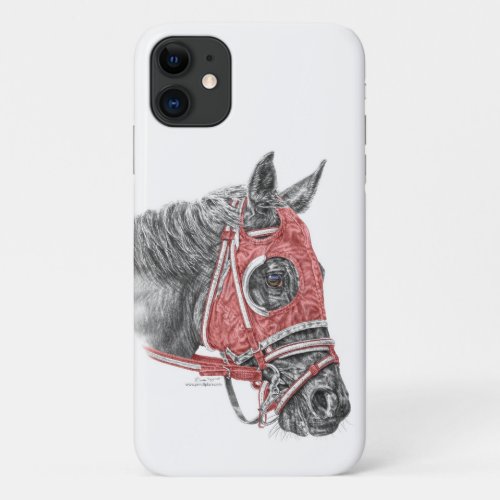 Race Horse Portrait Silks iPhone 11 Case