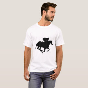Race Horse Silhouette T-Shirt