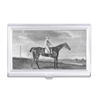 Race Horse Vintage Art Case For Business Cards