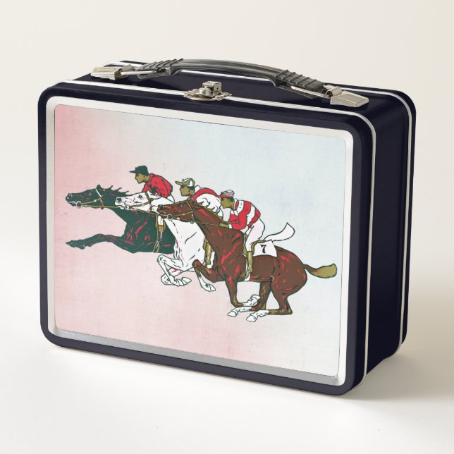 Race Horses Lunch Box (Front)