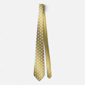 Race Horses Pattern | Jockey Graphic Gold Neck Tie