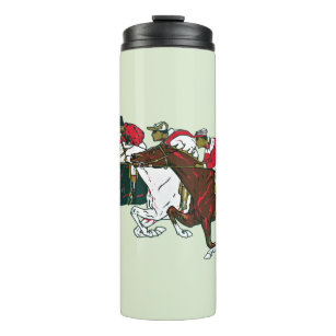 Cute Race Horse Custom Thermos