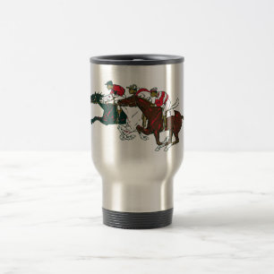 Race Horses Travel Mug