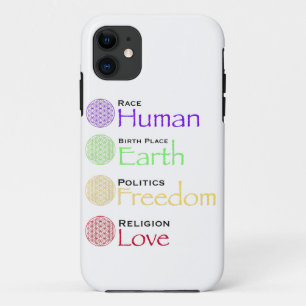 Race: Human Birthplace: Earth Politics: Freedom Re iPhone 11 Case