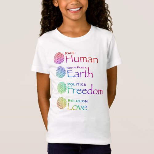 Race Human Birthplace Earth Politics Freedom  T_Shirt